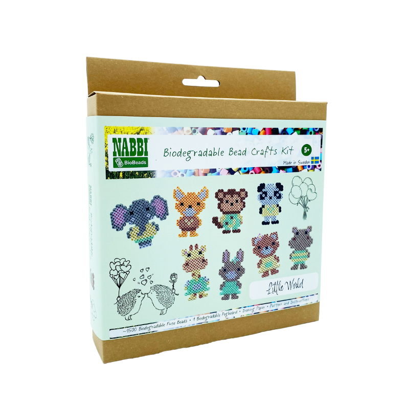 Bio strijkkralen kit dieren