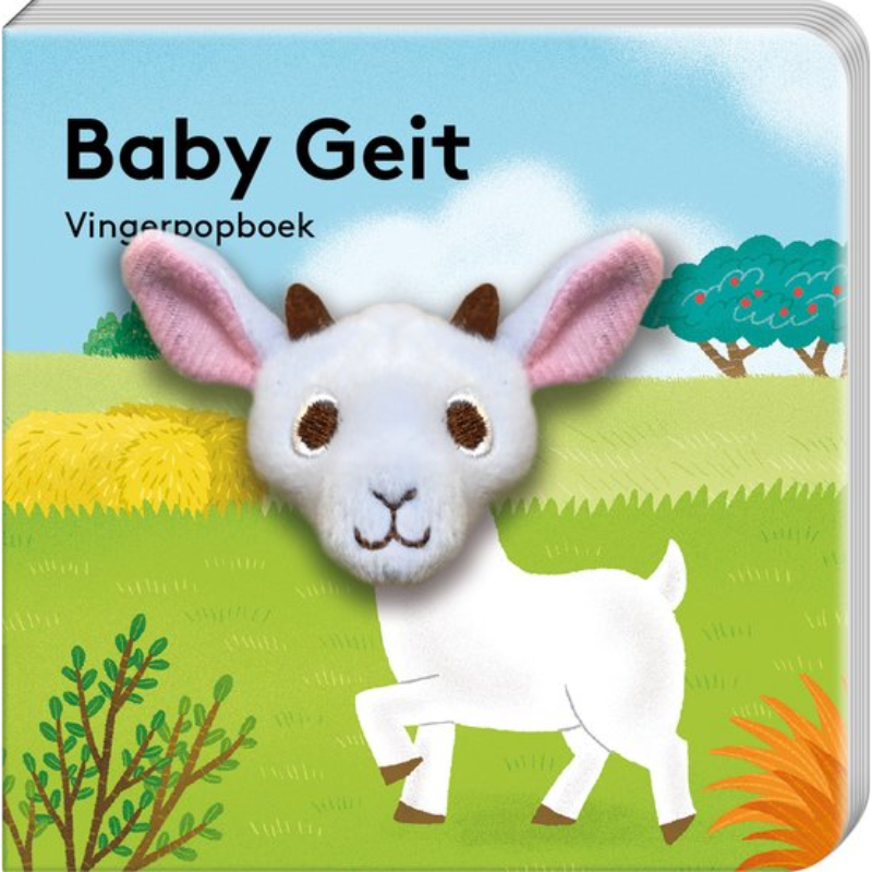 Vingerpopboekje baby geit