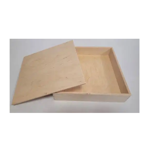 Houten speelbak met deksel