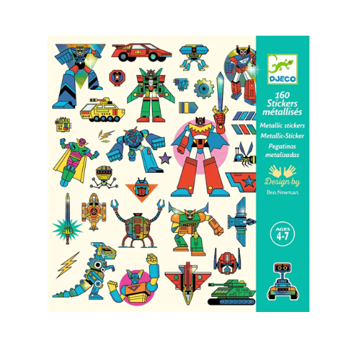 Djeco stickers robots